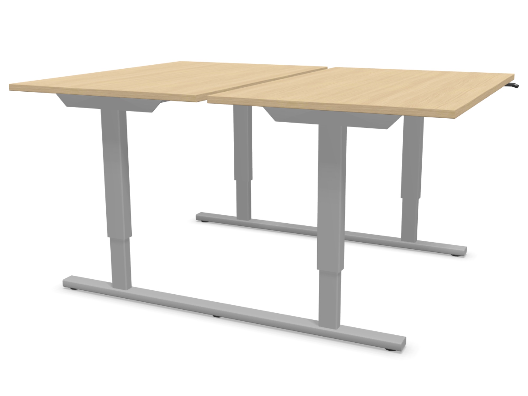 2er Bench Steh-Sitz-Schreibtisch elektrisch Workbench einstufig