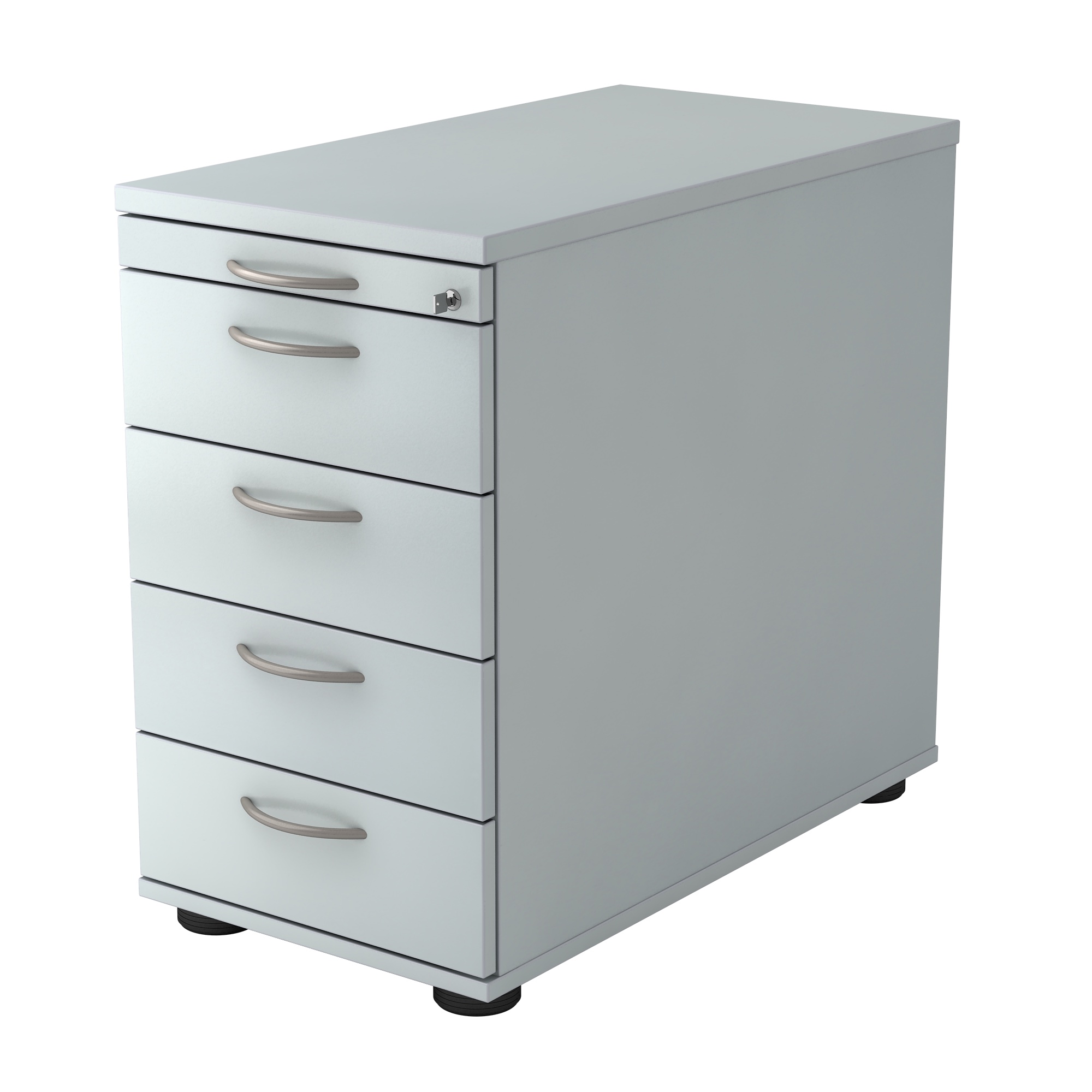 Standcontainer XUE72 mit 4 x Schublade in Tiefe 80 cm