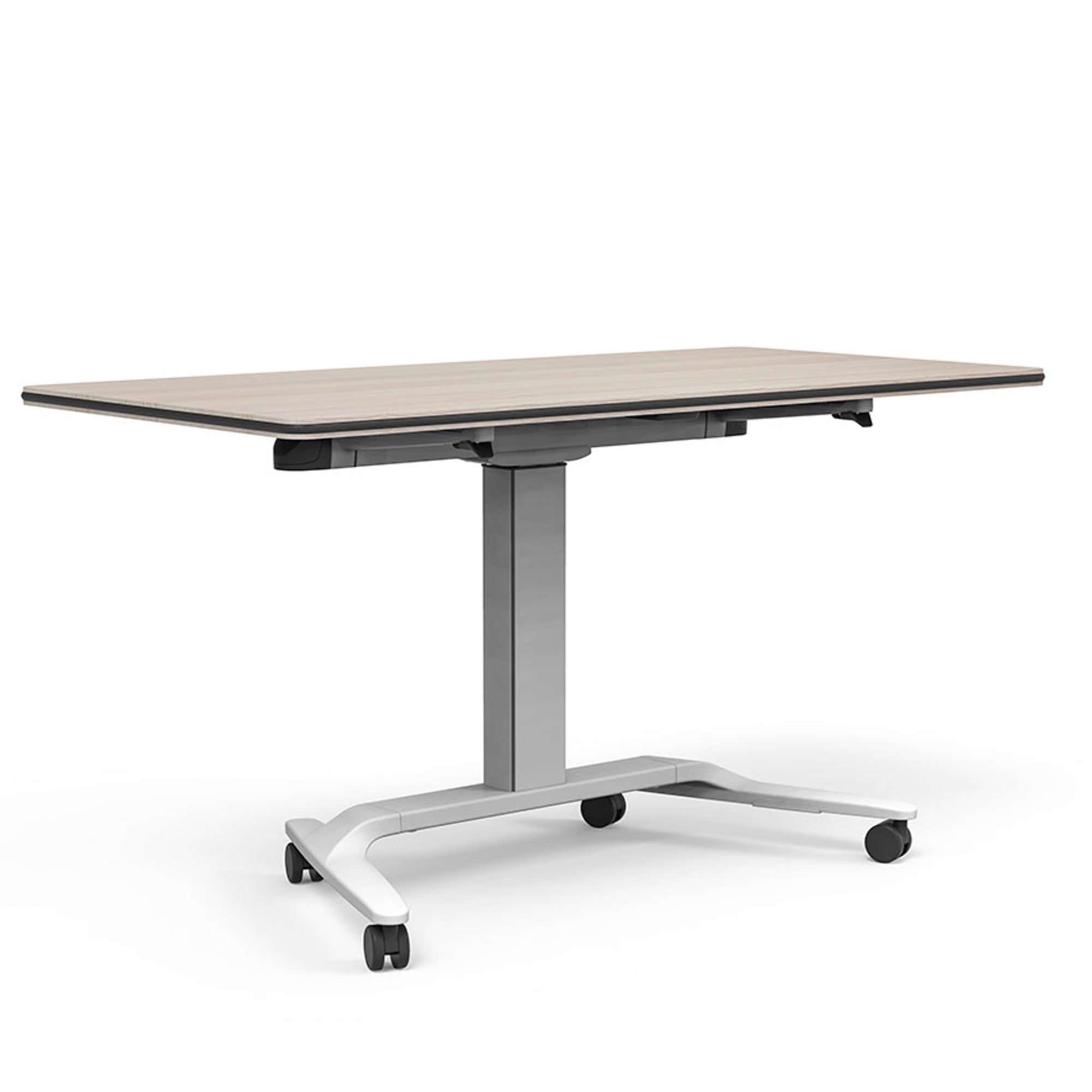 Actiu Talent 500 Schreibtisch Flip-Tisch, höhenverstellbar und rollbar