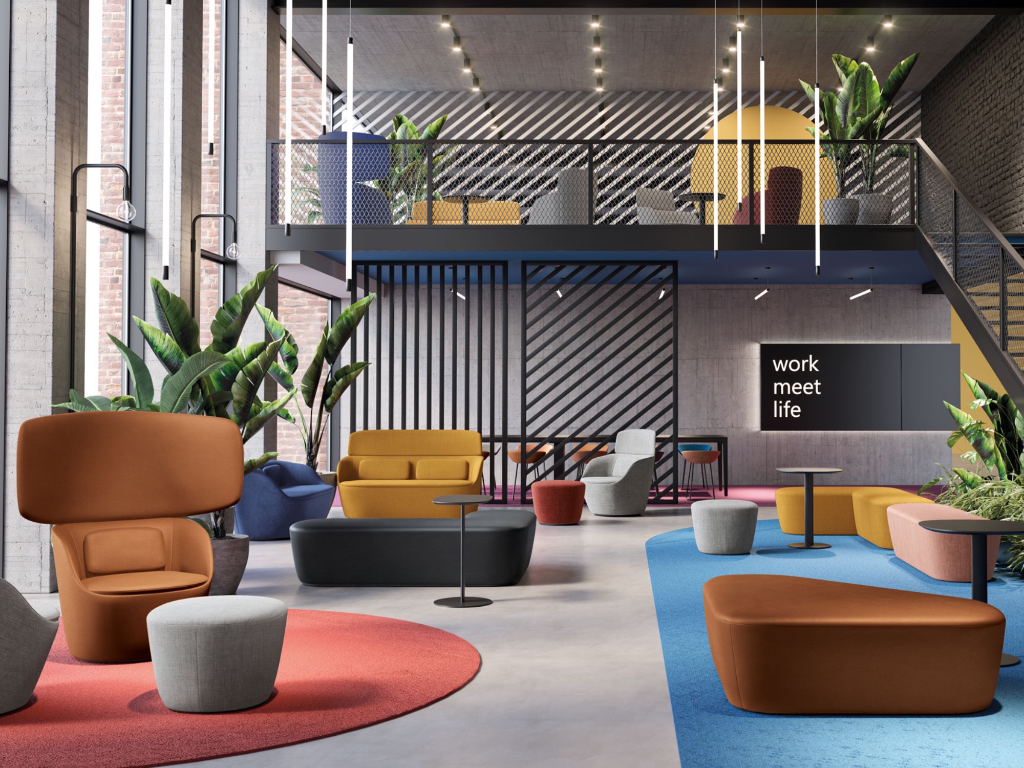 Emmegi Radar Designmoebel Lounge Empfang