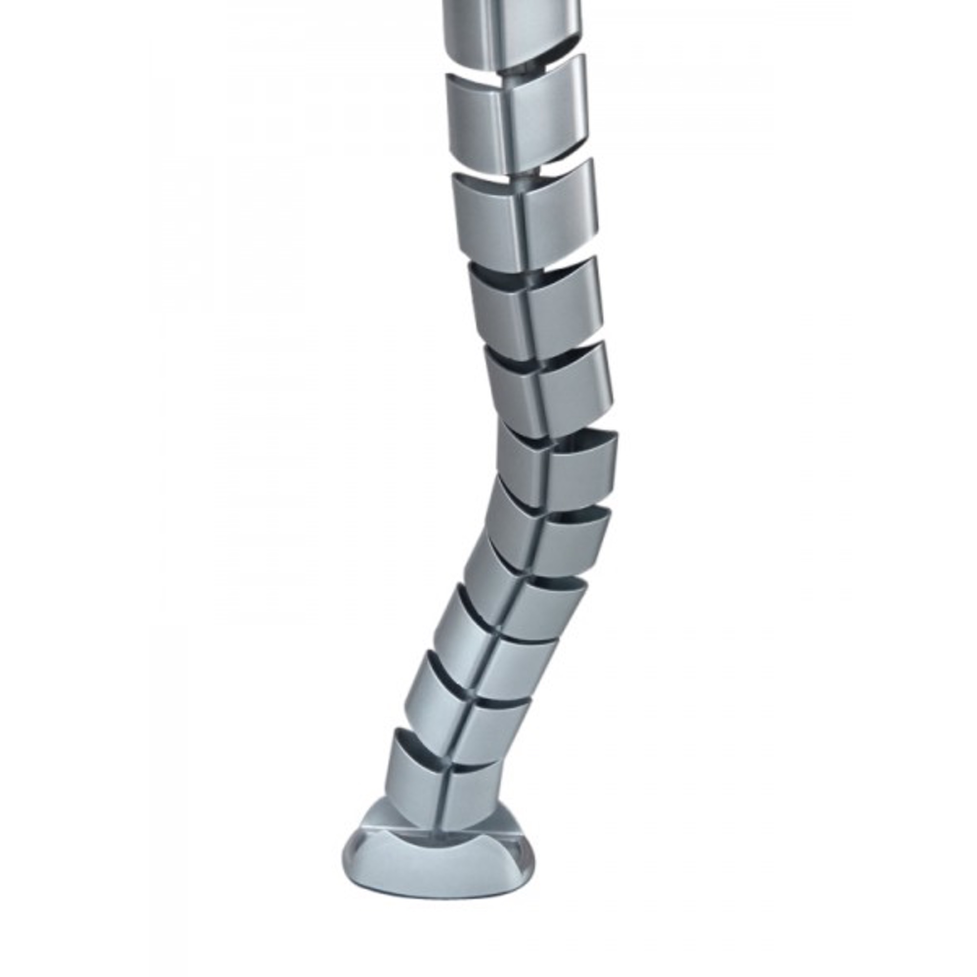 Kabelschlange 75 cm aus Kunststoff metallic Ø 3+3cm