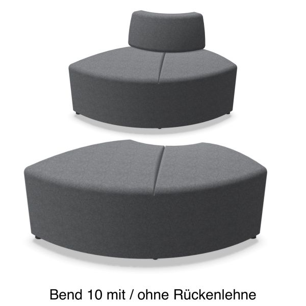 Actiu Bend Sofa Loungemöbel Elemente modular für Ihr Unternehmen