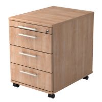 Rollcontainer XCE52 mit 3 x Schublade in Tiefe 58 cm