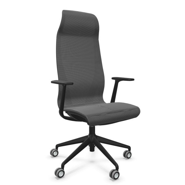 Chefsessel C-Chair in Netzstoff schwarz - Special Offer - Fast Delivery