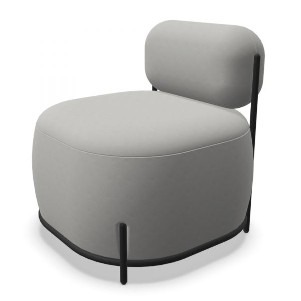 Actiu GLOBB Designer Sessel mit Rückenlehne und Metallgestell im Industrial Design