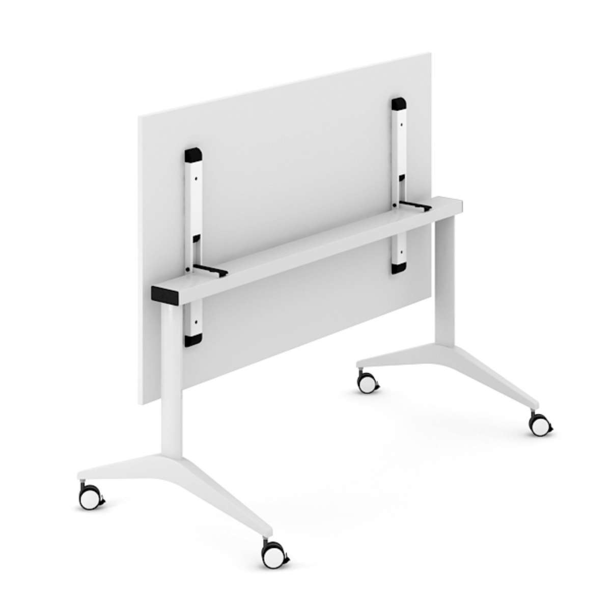 FLIP Klapptisch 140/160x80 cm mit Rollen - klappbar und beweglich