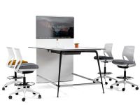 Actiu TWIST Meeting-Point mit Media Wall und Stehtisch H100 cm Actiu TWIST Meeting-Point mit Media Wall und Stehtisch H100 cm