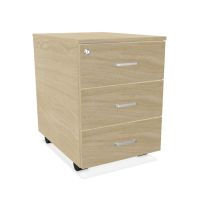 Actiu Rollcontainer JM132 Melamin mit 3 Schubladen
