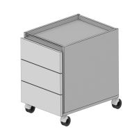 Balma Plus K2-41-M Rollcontainer mit 3 x Schublade