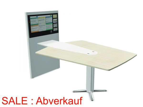 Actiu Power Media Wall Hochtisch 110 cm -- Sale -- Abverkauf