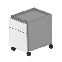 Balma Plus K2-42-M Rollcontainer mit 1 x Schublade und 1 x Hängeregister