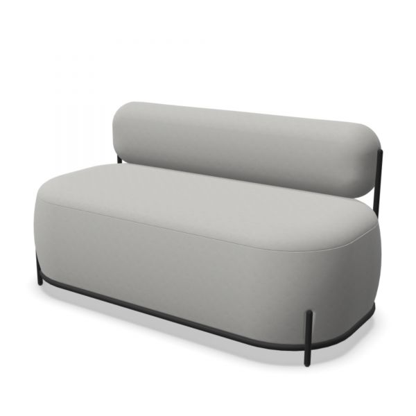 Actiu GLOBB 2-Sitzer Sofa mit Rückenlehne im Industrial Design