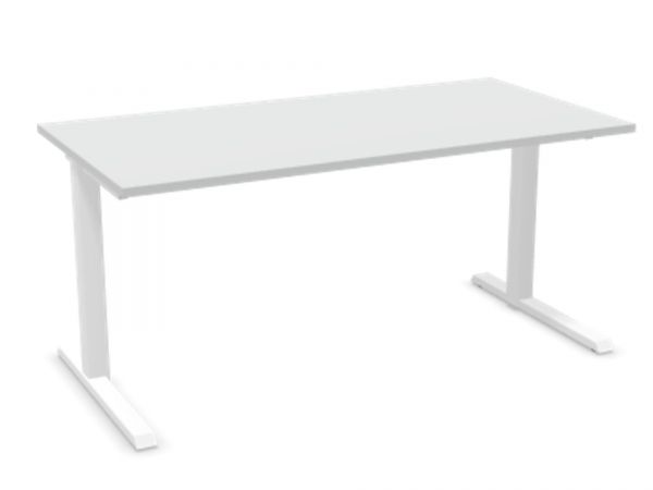 Maro Schreibtisch rechteckig eM LANO C mit C-Fuß