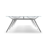 Actiu ARKITEK W58 Konferenztisch 241x160 cm mit Glasplatte