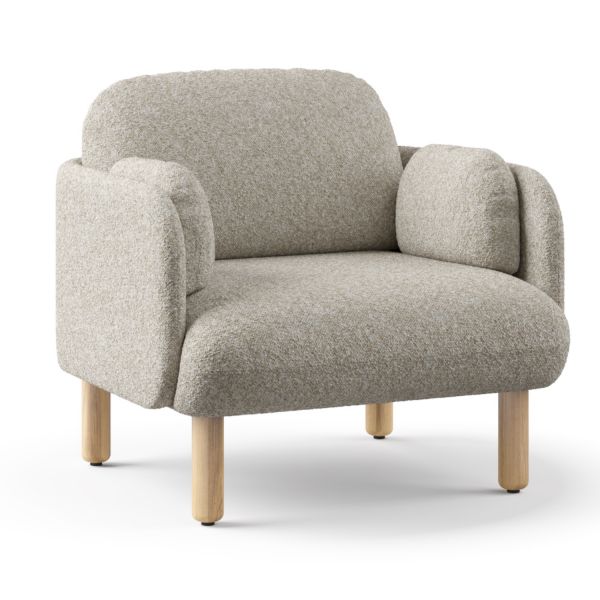 GBN Lounge Sessel Memumi Holzfuß