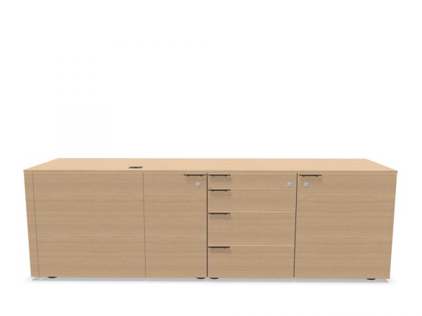 Bralco Metar MC17054R Container für Schreibtisch