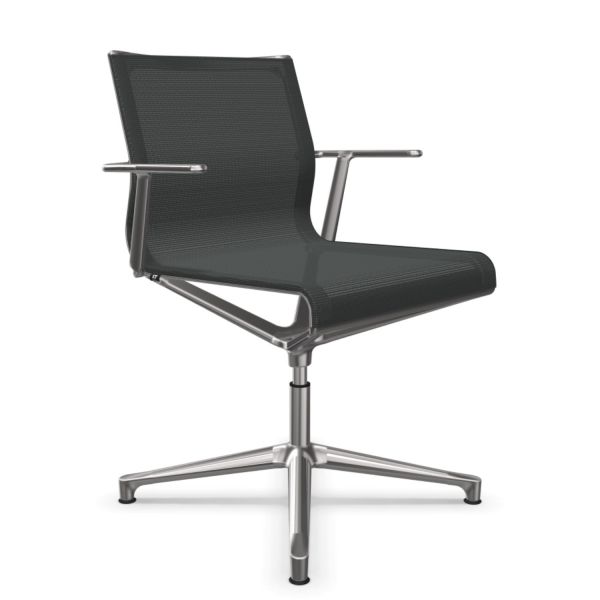 ICF Stick Chair Konferenzstuhl 4-Fuß auf Gleiter
